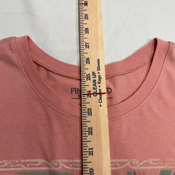 Title: Pink Floyd Graphic Band Tee Rose Pink Short Sleeve XL 16-18 - Picture 4 of 7